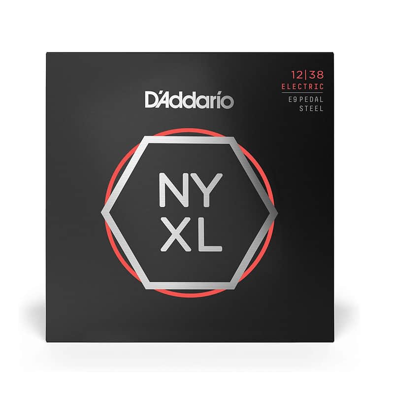 D'Addario NYXL1238PS Nickel Wound E9 Pedal Steel Guitar Strings, Custom Light image 1