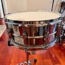 Ludwig LB402B Supraphonic Chrome-Over-Brass 6.5x14" 10-Lug Snare Drum