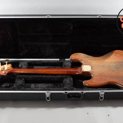 1991 Fender Japan Order Made JB62-65 ’62 Reissue Jazz Bass Walnut MIJ Gold HSC image 6