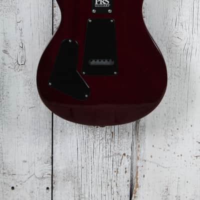 PRS CE 24 Electric Guitar Flame Maple Faded Gray Black Purple Burst with Gig Bag image 8