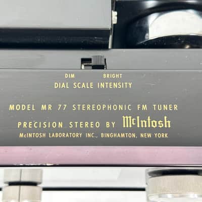 McIntosh MR 77 FM Vintage Stereo Tuner image 9
