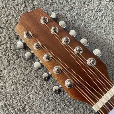 Natural 10 String Acoustic Electric Guitar, Spruce Top, Mahogany Body, Rosewood Fingerboard image 9