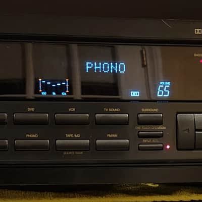 JVC JVC RX-668V ivintage audio/video control stereo receiver 1998 - Black image 1