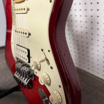 Fender Stratocaster MIJ 1992-1993 - Red Made in Japan Original Contour Body w/Synchronized Tremolo image 5