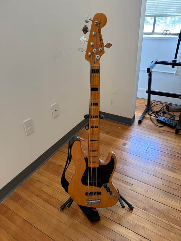 Squier Vintage Modified Jazz Bass V | Reverb