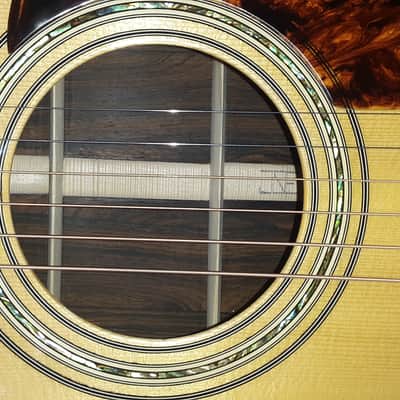 Edmonds D-45 Tight Grain Red Spruce/Bold Black Lined Brazilian * HOLD* image 10