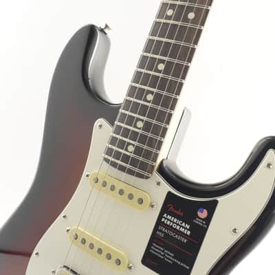 Fender American Performer Stratocaster HSS with Rosewood Fretboard 2024 3-Tone Sunburst image 6