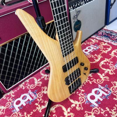 Manne Basic XLR 5 Fret Basso Eletrico 5 Corde Natural 2001 image 4
