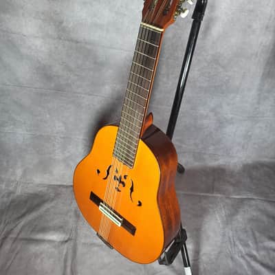 Valeriano Bernal  Custom Mandriola 1989 – 12 strings (6 double courses) – Cedar/Mahogany – unique, rich voice image 3