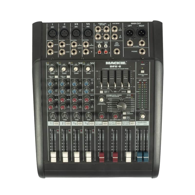 Mackie - DFX-6 6-Channel Mixer - USED image 1