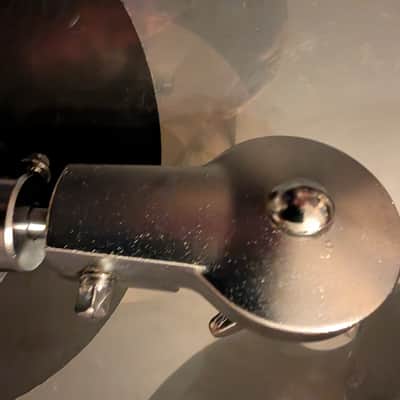 Yamaha Purple Label Cymbal Attachment for Stack or Hi Hat Set Up like 80s Weckl CSAT-940 Flat Metal Aluminum Look image 6