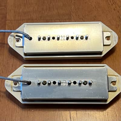 Good Land Pickups: Pouncers P-90 Alnico 2- Dogear Cream Set image 3