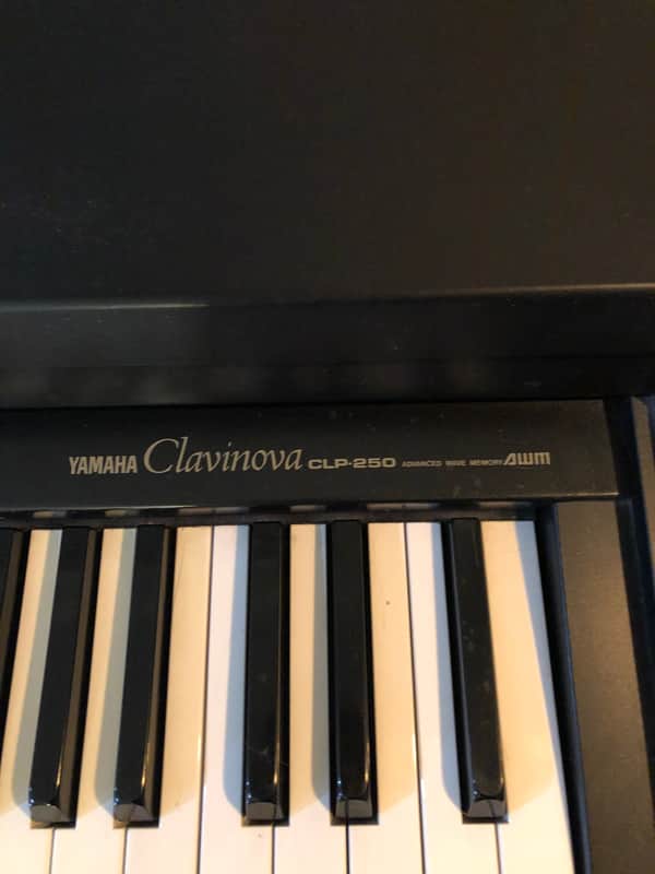 76 Key Yamaha Clavinova CLP 250 Black | Reverb