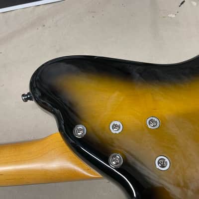 Italia Imola Chambered Semi-Hollow Body 4-String Bass with Case - 34" scale image 16