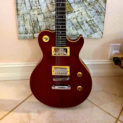 2004 Samick Avion Model AV-1/WR Greg Bennett Design,  Transparent Red image 1