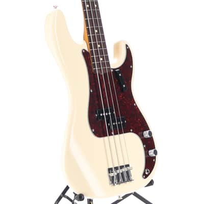 Fender Certified Pre-Owned Vintera II '60s Precision Bass, Rosewood Fingerboard, Olympic White (O11) (84410) image 3