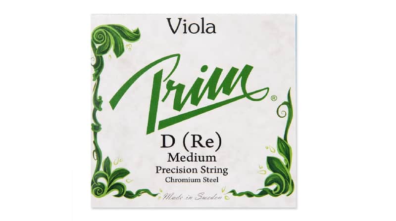 Prim Viola Single D (Re) - Solo & Orchestra - Chromium Steel, Sweden image 1