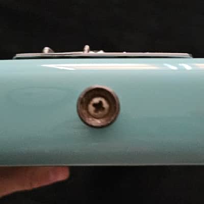 Fender Musicmaster Bass Daphne Blue image 11