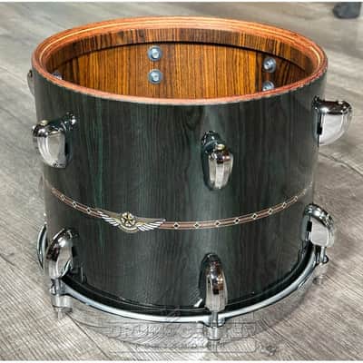 Tama Star Bubinga 5pc Drum Set Dark Green Cordia w/Outside Inlay image 4