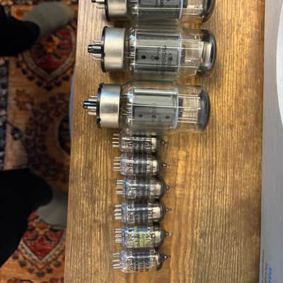 Electro-Harmonix KT88 Matched Quad + 12AU7 & 12AX7 Preamp Tubes — EH & Sovtek — Untested image 1