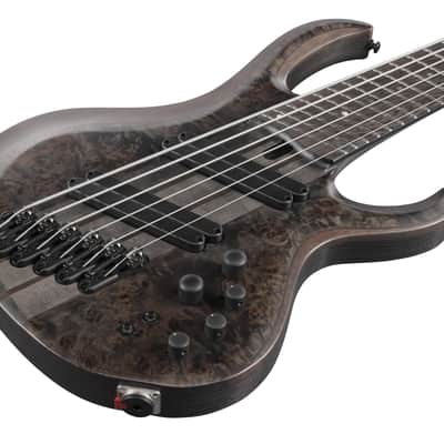 Ibanez BTB806MS-TGF Bass Workshop BTB Electric Bass 6-String Multi Scale - Transparent Gray Flat + Case image 8