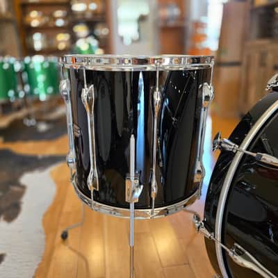 Drum Kits - Yamaha Recording Custom 14x24 9x13 15x16 (Solid Black) image 9