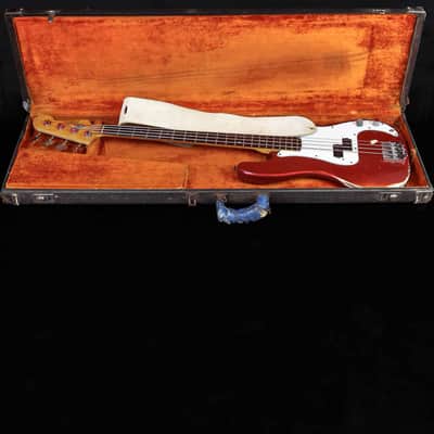 Fender Precision Bass with Rosewood Fretboard 1966 Candy Apple Red image 18