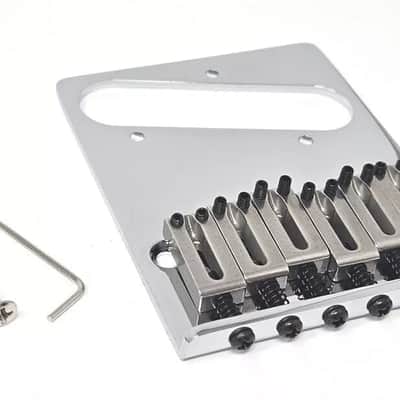 True Custom Shop® Gotoh Brass Bridge with Steel Saddles for Fender Modern Tele Telecaster image 1