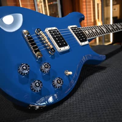 PRS Wood Library S2 McCarty 594 Thinline 85/15s and Ebony Board - Space Blue #5487 image 6
