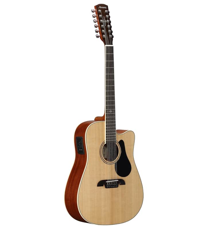 ALVAREZ AD60CE_12-STRING NATURAL ACOUSTIC ELECTRIC GUITAR image 1