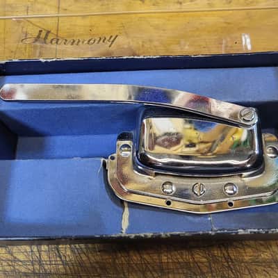 Vintage RARE 1965 New Old Stock in Box Harmony Silvertone Bobcat Silhouette Elec Guitar Whammy Bar Vibrato Tailpiece Model 1750 Luthier Parts image 6