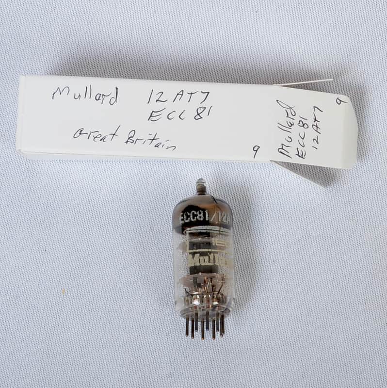 Vintage Mullard ECC81 / 12AT7 Preamp Tube – Tests Very Good – Made in Great Britain image 1