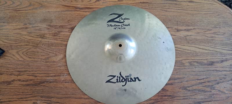 Zildjian 18" Z Custom Medium Crash Cymbal 2001 - 2009 - Brilliant