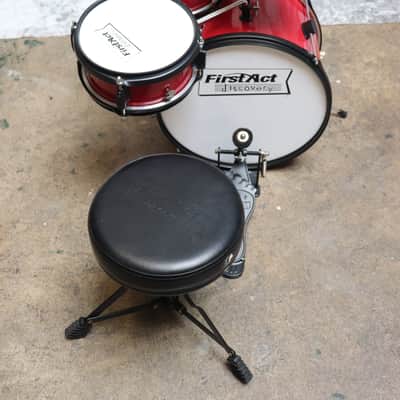 First Act 3pc Junior Drum Set Red image 14