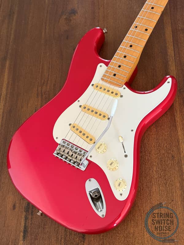 Fender Stratocaster, RARE, Dakota Red Metallic, 1990, ST-500VM , MIJ image 1