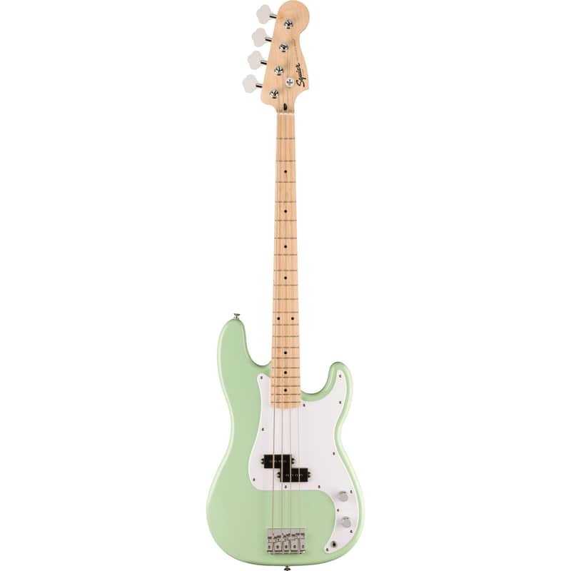 SQUIER - FSR Squier Sonic Precision Bass Maple Fingerboard White Pickguard Surf Green - 0373902557 image 1