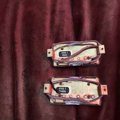 PRS # 7 Treble & Bass Pickup Set w/ Original Nickel Covers image 2