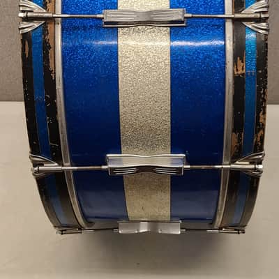 Ludwig 10X26" Marching Bass Drum 1968 Keystone Badge Ready To Play image 18