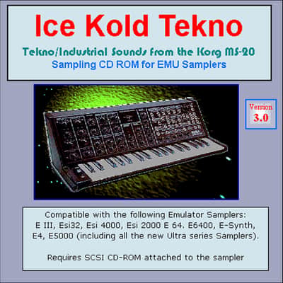 E-MU TWEAKHEADZ LAB: Ice Kold Tekno & Mystik Garage Sample sets Akai image 1