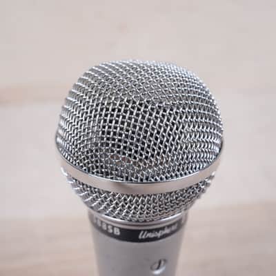 Shure Unisphere B 588SB Dynamic Microphone 1970s Silver Vintage Mic image 11