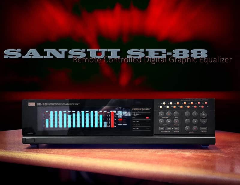 SANSUI SE-88 (1986) Vintage Rare Stereo Digital Equalizer | Reverb