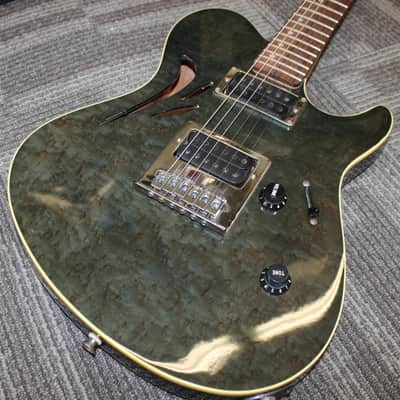 RARE Starfield Ibanez Cabriolet Limited Semi-Hollow Electric Guitar - Trans Olive image 2