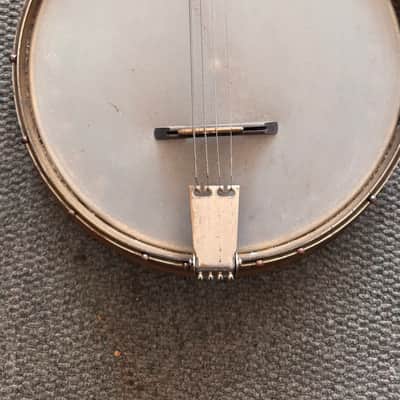 John Grey & Sons 4 string banjo 1920-1930 - Brass resonator image 2
