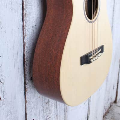 Martin LX1E Little Martin Acoustic Electric Guitar Solid Spruce Top with Gig Bag image 11