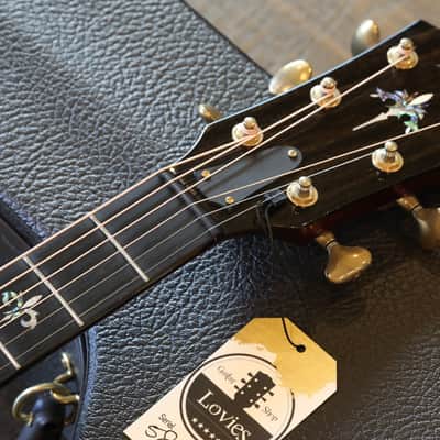 Unplayed! 2020 Taylor Custom Grand Auditorium Sinker Redwood Quilted Maple NAMM + OHSC image 10