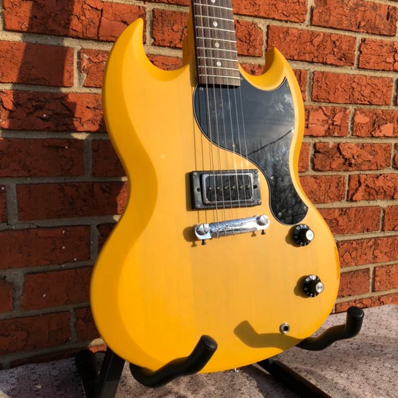 Epiphone SG Junior 2012 TV Yellow | Reverb