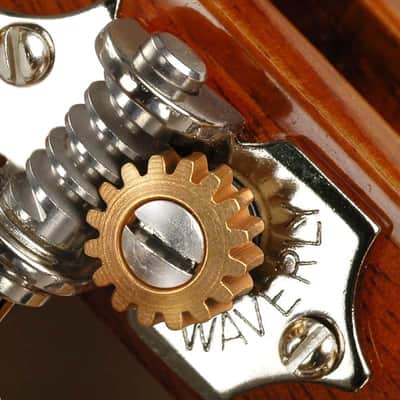 Waverly Guitar Tuners with Ivoroid Knobs for Slotted Pegheads, Nickel, 3L/3R image 2
