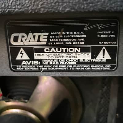 Crate GX-15 2-Channel 12-Watt 1x8" Guitar Practice Amp 1990s - Black image 7