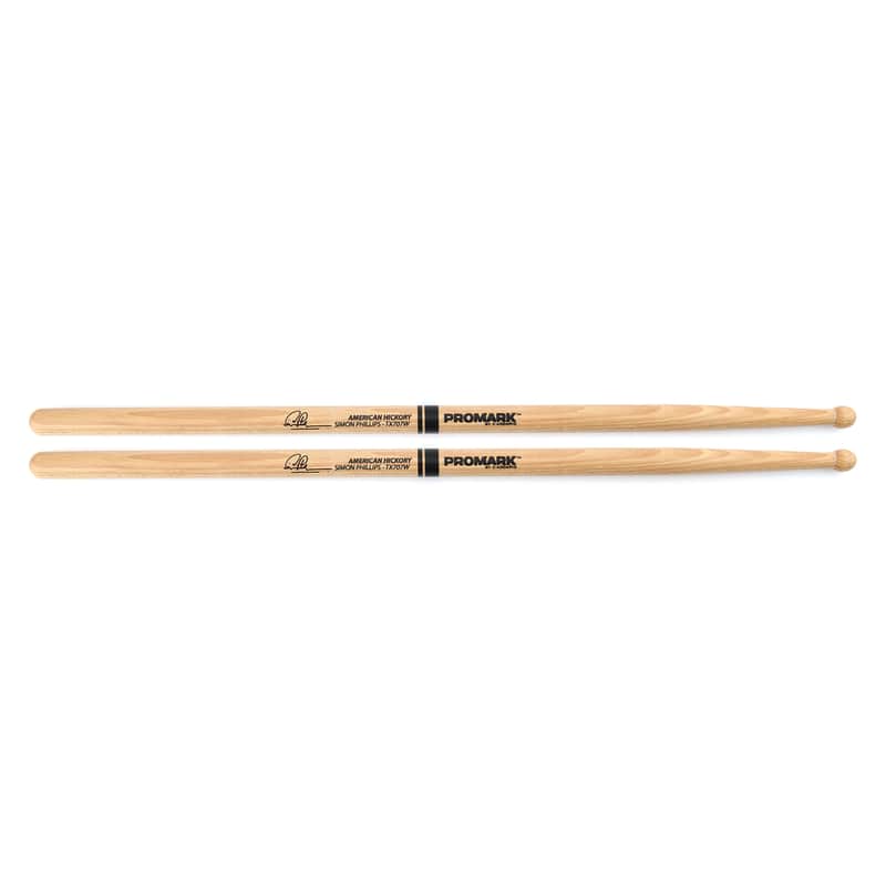 ProMark Hickory 707 Simon Phillips Wood Tip Drumstick image 1