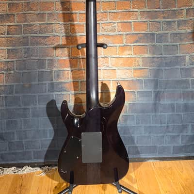 ESP LTD MH-401 FM See-Thru Black w/ EMG James Hetfield Pickups, Gotoh Locking Tuners & Original Floyd Rose Bridge image 16